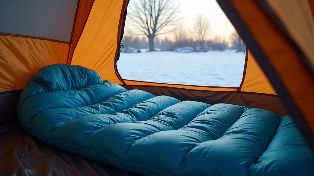 Sleeping Bag Temperature Ratings illustration